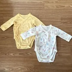 UNIQLO / ボディースーツくまのプーさん2点セット(60サイズ)ディズニー