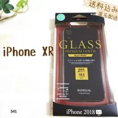 iPhoneXR スマホケース⭐︎背面 ガラス⭐︎ブラック⭐︎RoyalModelのサムネイル