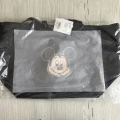 WCJ ディズニー　ミッキー　ビッグ　撥水　トートバッグ　ブラック