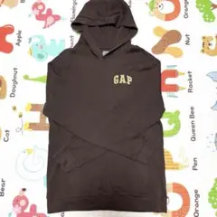 GAP ワッフル パーカー ブラウン S