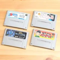 スーパーファミコン(SFC) ソフト 4点まとめ売り ■動作未確認