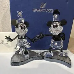 超美品 スワロフスキー 「蒸気船ウィリー」ミッキー＆ミニー【2013年