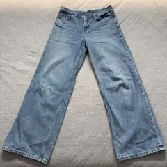 UNIQLO ローライズバギージーンズ