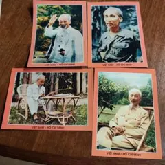 ホーチミン氏 Hồ Chí Minhポストカード 4枚セット