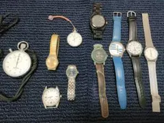 seiko swatch oris 腕時計 懐中時計 10点 まとめ ジャンクのサムネイル