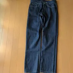 ダークブルー ストレートデニム
