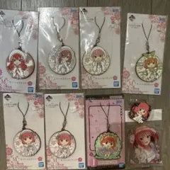 五等分の花嫁 一番くじ ラバーストラップ ラバーチャーム アクスタまとめ売り