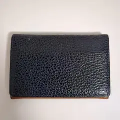CYPRIS 　ネイビー レザー 名刺入れ　キプリス