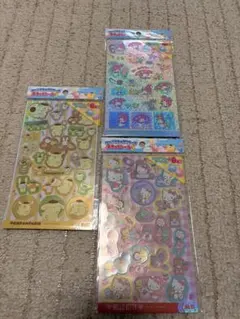ポムポムプリン・ハローキティ ホログラムシールセット