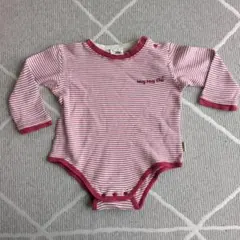 Hug Hug Chu ストライプ ボディスーツ 80サイズ　肌着