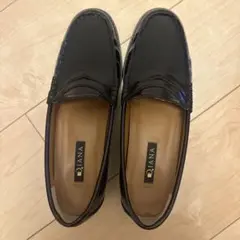 D.JANA ブラックローファー 25cm
