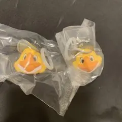 ハリーホーク ソフトバンク プロ野球マスコット めじるしアクセサリー 2個セット