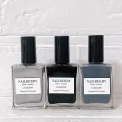 NAILBERRY ネイルベリー　モノトーン系　シルバー　ブラック　グレー