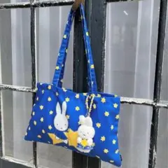 【新品】MIIA 横浜限定 miffy 星柄トートバッグ ネイビーのサムネイル
