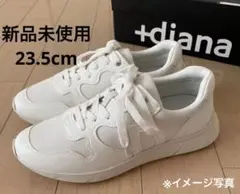 +diana ホワイト スニーカー 未使用　厚底