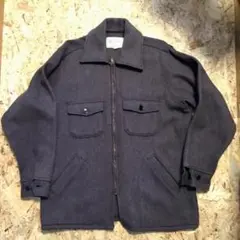 90s OLD STUSSY 紺タグ ウール ハーフコート ストックロゴ - メルカリ