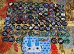 妖怪ウォッチ メダル８５個＋ポーチ付きキラキラ多数セット