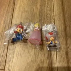 スーパーマリオ めじるしアクセサリー2 マリオ ピーチ キノピオ セット