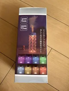 LED Crystal 加湿器 卓上 ナイトランプ