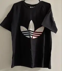adidas アディダス アディカラー Tシャツ 黒 L