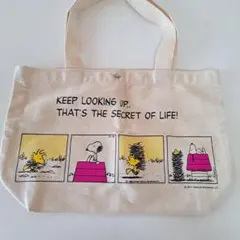 スヌーピー トートバッグ 新品未使用 キャンバス 手提げバッグ