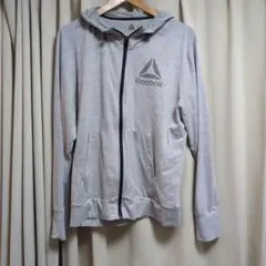 Reebok フード付きジャケット Lサイズ グレー