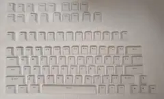 YUNZII B75 キーキャップ メカニカルキーボード US配列 ホワイト