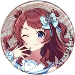 学マス　花海咲季　缶バッジ　学園アイドルマスター　ローソン　グリッター缶バッジ