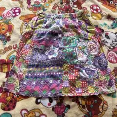 バナバナ　パッチワークスカート マルチカラー