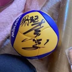 レア商品 Mikasa V200W 5号球 バレーボール 富田将馬選手サイン入り