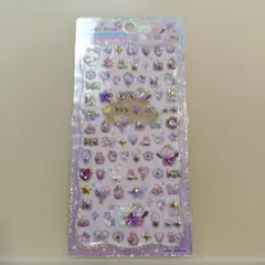 未開封 ジュエルプチドロップ ぶどうドロップ ストーン付き シール くま ハート