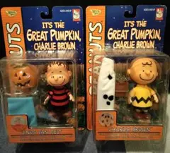 PEANUTS ハロウィン ビンテージフィギュア2個セット