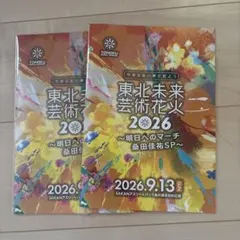 東北未来芸術花火2026 桑田佳祐SP 2枚セット