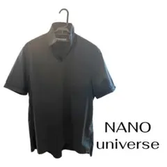 NANO universe 半袖シャツ ブラックのサムネイル
