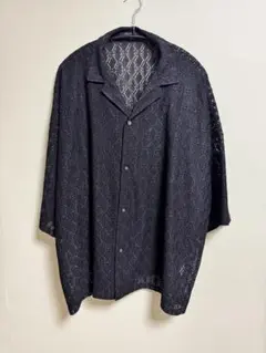 unrelaxing デザイン柄シャツ 黒 FREEのサムネイル