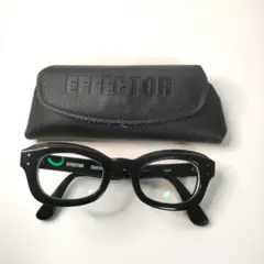 専用　エフェクター over drive ハーフリム 7枚丁番 眼鏡 サングラス 美品 エフェクター over drive ハーフリム 7枚丁番 眼鏡 サングラス