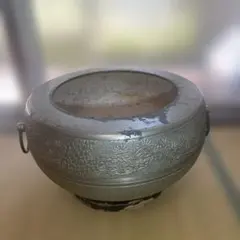 希少 アンティーク 富士山 富士柄 火鉢 蔵出し 骨董 昭和 レトロ 当時