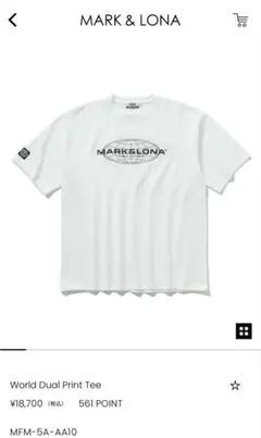 新品MARK & LONAマークアンドロナ半袖Tシャツ サイズ50 - メルカリ