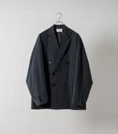Soerte/ジャケット/サイズ3/3/黒/ストライプ/オーバーサイズ