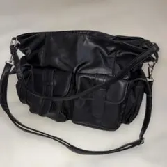 LA VORAGINE 2way ショルダーバッグ 黒のサムネイル
