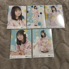 乃木坂46 生写真　コンプ　遠藤さくら　2020 July Ⅱ 5種