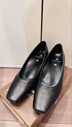 美品 本革♡ワコールサクセスウォークヒールパンプス24EE