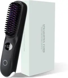 ヒートブラシ コードレス アイロン ストレートブラシ Type-C USB充電式