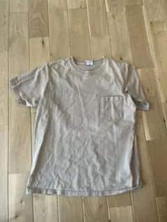 Goodwear ポケットTシャツ ベージュ Lサイズ　アメリカ製のサムネイル