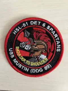 HSL-51 アメリカ海軍　ワッペン　2枚セット 中古ワッペン⁄パッチ☆米海軍 HSM-51 HSL-51 WARLORDS 部隊25周年