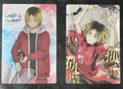 ハイキュー！！　孤爪研磨　トレーディングカード 2枚セット