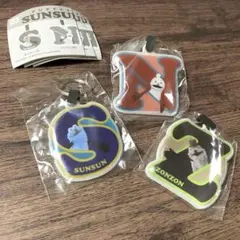 パペットスンスン　リフレクターキーリング　3個セット