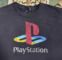古着アメカジ海外PlayStation プレイステーション ロゴTシャツMサイズ