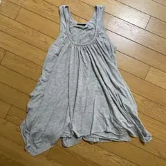 MOUSSY 変形ノースリーブ チュニック グレーのサムネイル