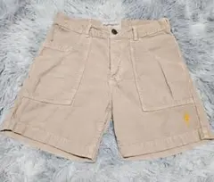 ライトニングボルト　コーデュロイ　ショートパンツ　28　ベージュ　USA製